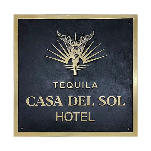 Brass Address Plaque