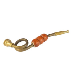 Filter Holder Brass Smoke Pipe Golden Brass Key Ring Keychain FHBK56