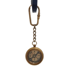 Antique London Compass Brass Key Ring Keychain ALCK20