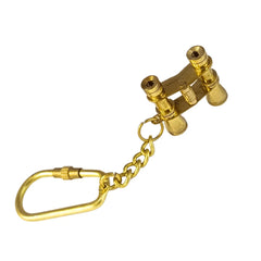 Binocular Brass Key Ring Keychain BBK03