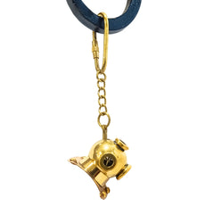 Diving Helmet Brass Key Ring Keychain DHBK17