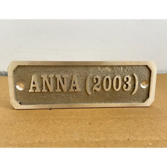Brass Name Plaque Plates BNP130