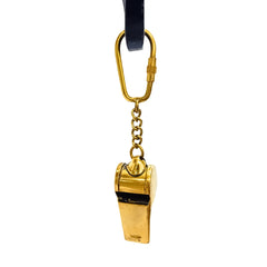 Nautical Scout Whistle Brass Key Ring Keychain NSWBK39