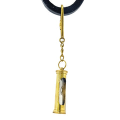 Sand Timer Brass Key Ring Keychain STBK12