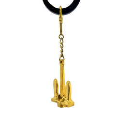 Ship Anchor Brass Key Ring Keychain SABK44