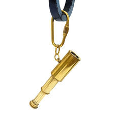 Telescope Brass Key Ring Keychain TBK15