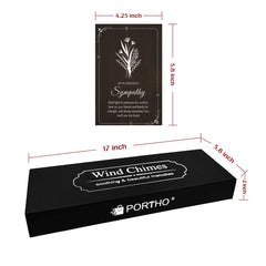 wind chime with beautifull packaging box and greeting card  wind chime with beautifull packaging box and greeting card