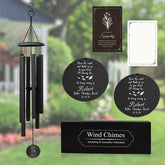 Memorial wind chime sympathy gift for grieving family