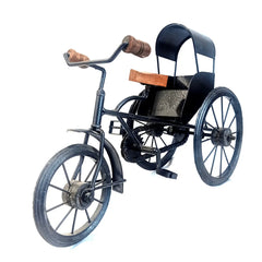 Metal Cycle Rickshaw Showpiece SPCR01