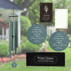 Campana de viento conmemorativa personalizada WCP05  Campana de viento conmemorativa personalizada WCP05