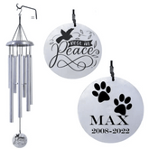 Campana de viento conmemorativa para mascotas PMWC017