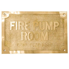Room Brass Plaque Plate RBP142