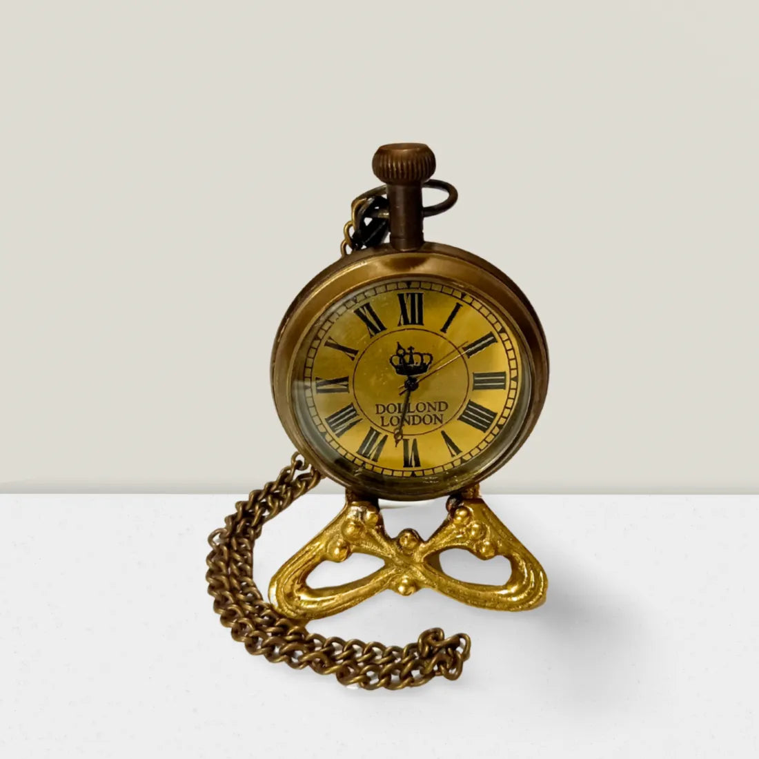 Antique Pocket Watch with Chain – Personalized Vintage Timepiece
