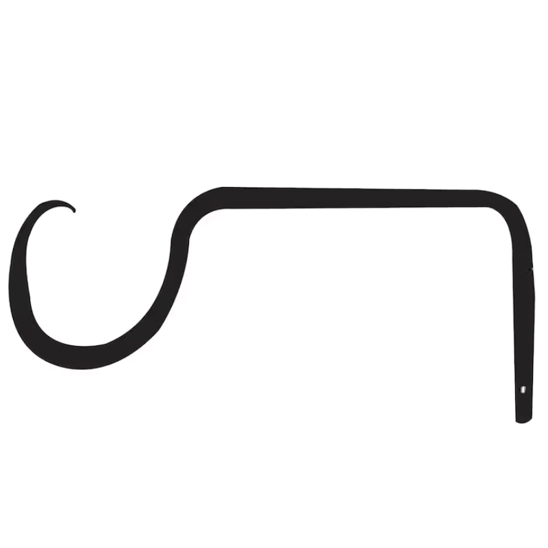 wall hook plant hanger Iron Wall Hooks Plant Hanger Bracket, Decorative Coat Hook for Hanging