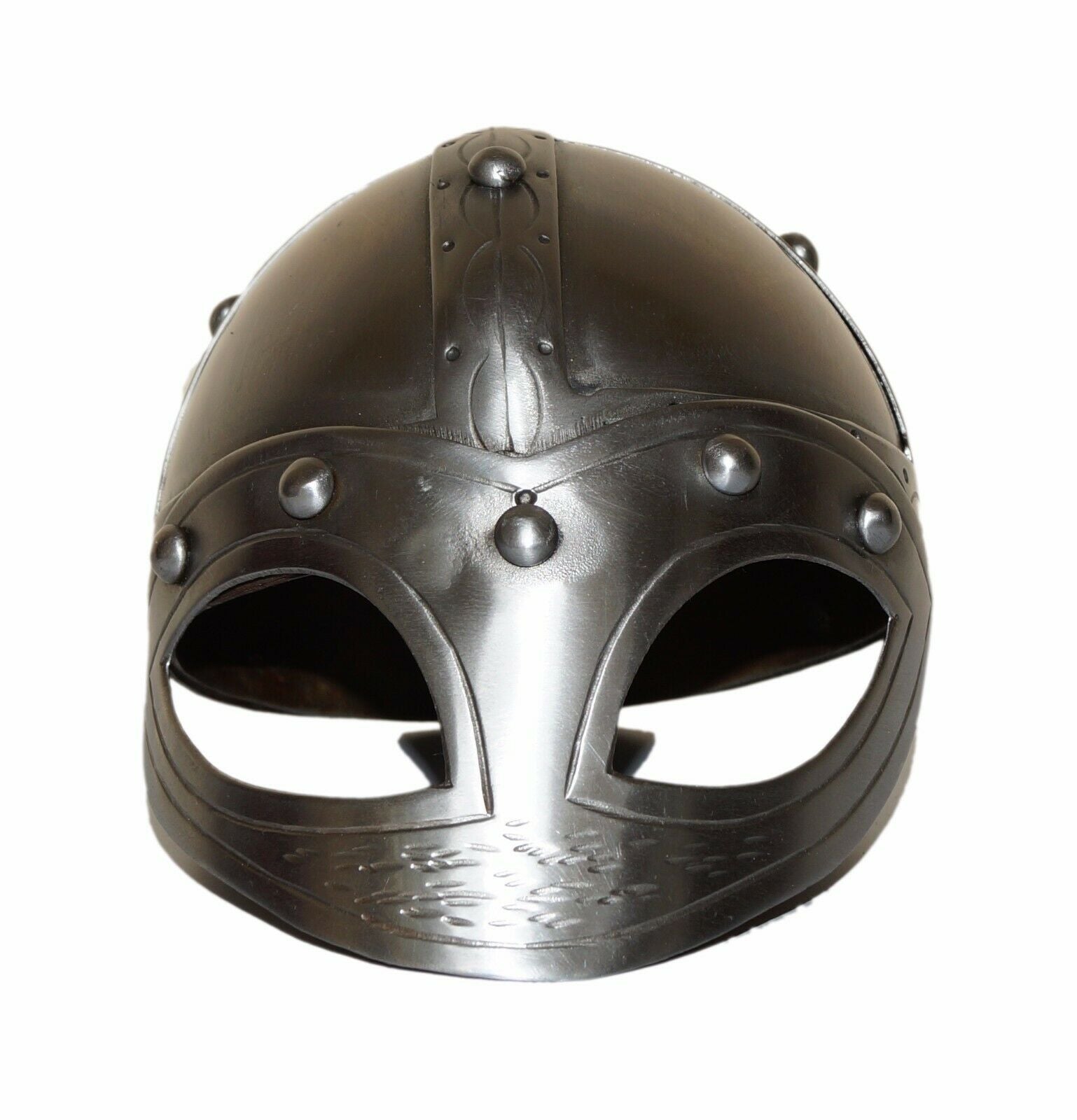 Medieval Viking Winged Norman Helmet Steel & Brass Armor Viking Helmet