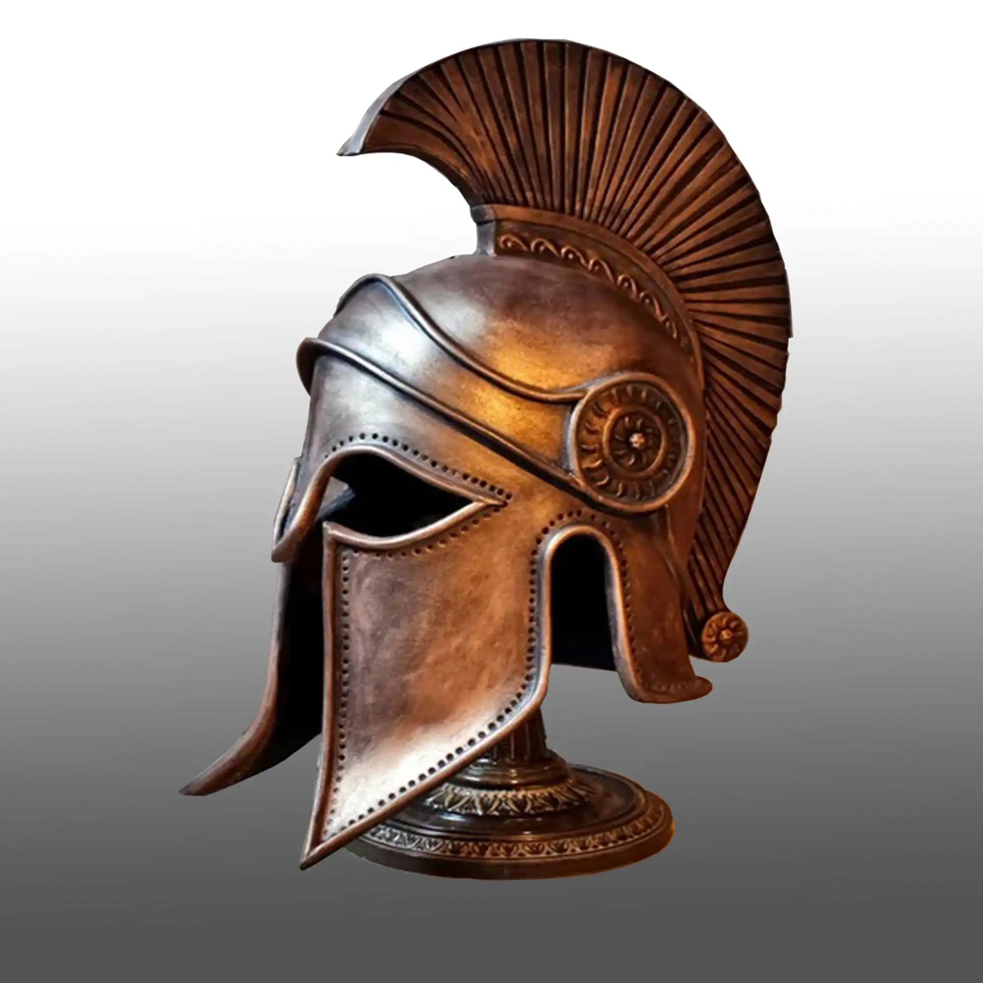 Medieval Greek Corinthian Ancient Greece Warrior Helmet