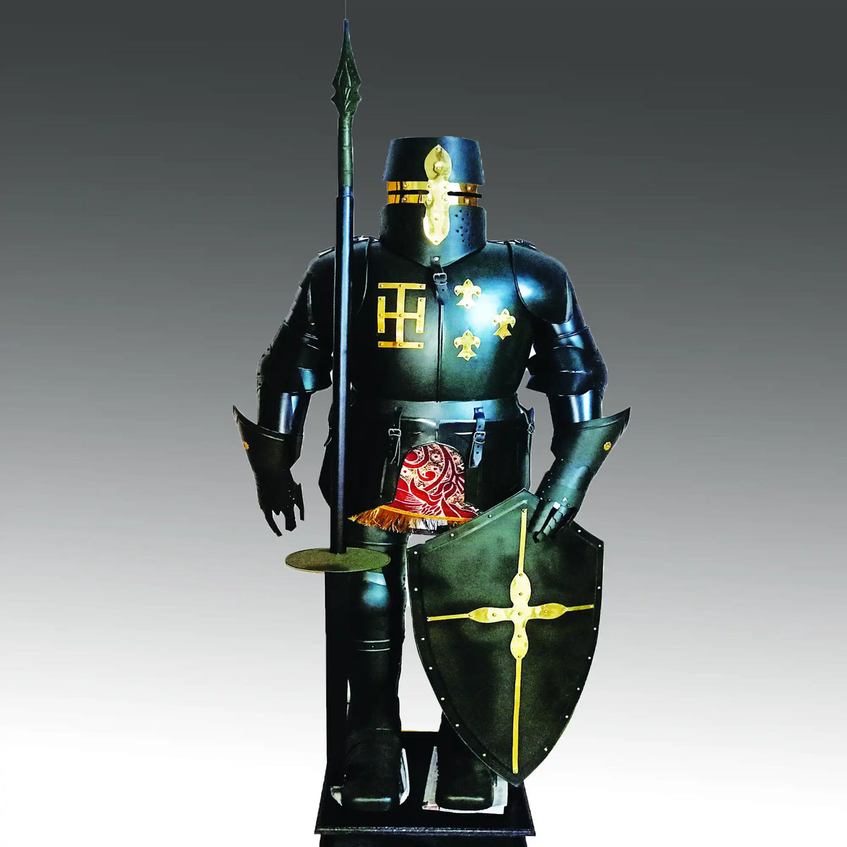 Medieval Knight Crusader Templar Full Body Armor Costume