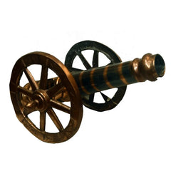 Vintage Cannon Handcrafts Wooden Desk Gun For Home Decor