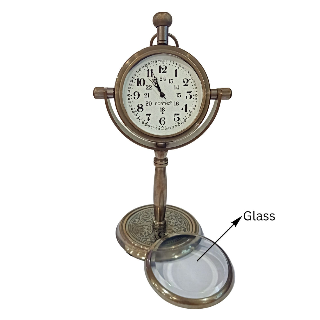 How to Clean Portho Desk Clocks Front Glass