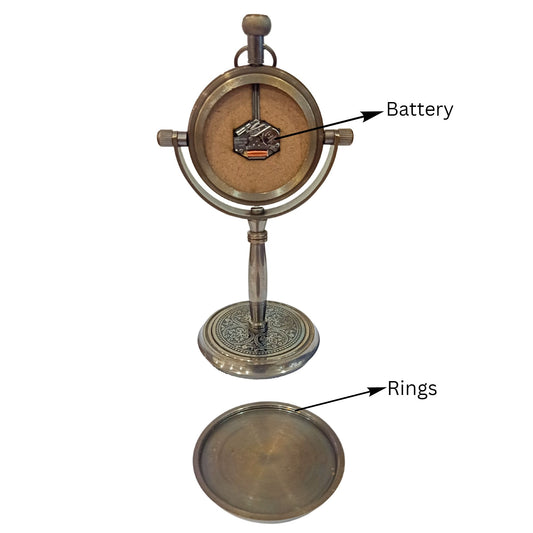 How to change the Battery of Portho Desk Clocks