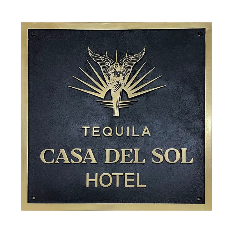 Brass Address Plaque
