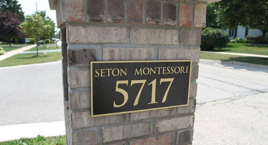The Importance of Brass Address Plaques: Enhancing Aesthetic Appeal and Practical Functionality