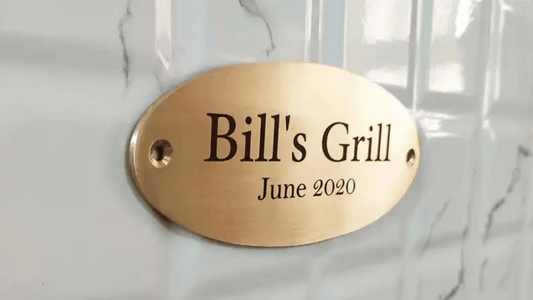 Types of Standard Engraved Brass Plaques