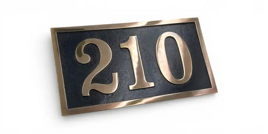 Brass Address Plaques 