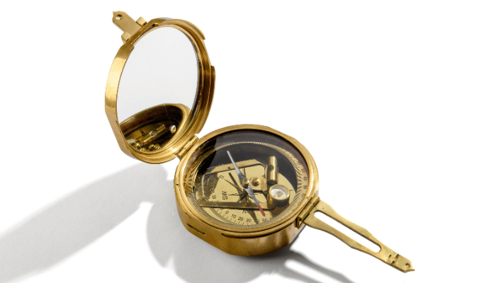 Brass Brunton Compasses 