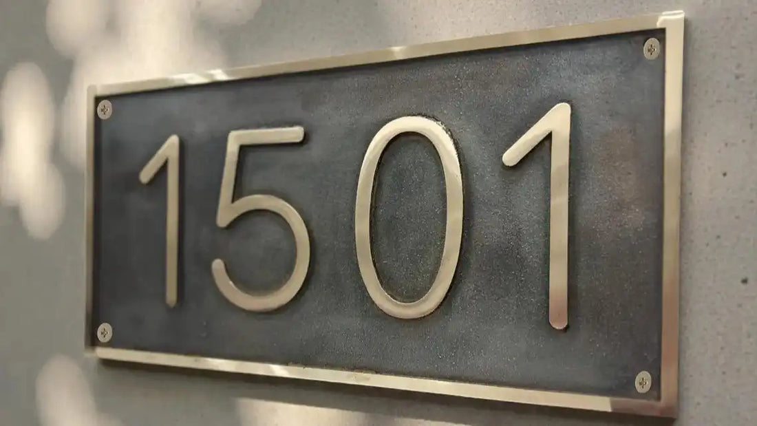 Brass Address Plaques 