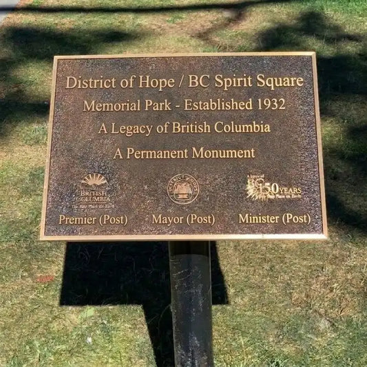 How long do Bronze memorial plaques last outdoor.