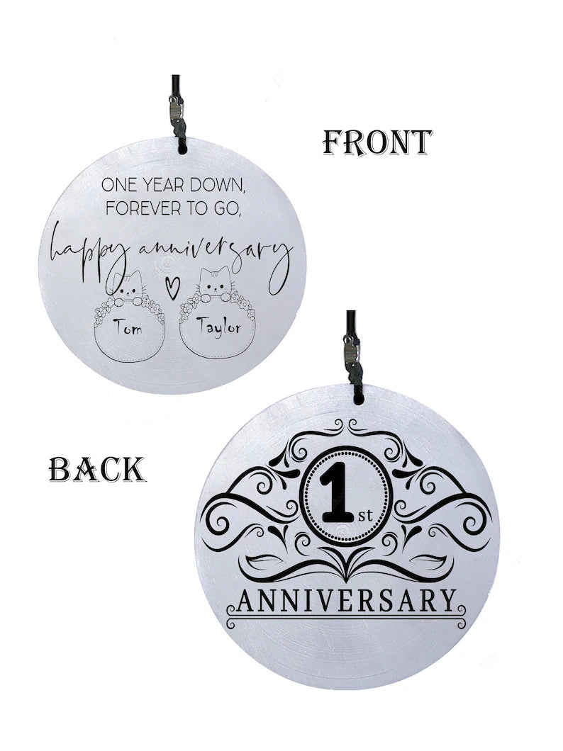 Anniversary Personalized Wind Chime AWC019