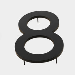 Elegant house number sign for home exterior