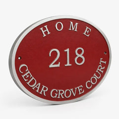 Solid brass construction for long-lasting engraved plaques