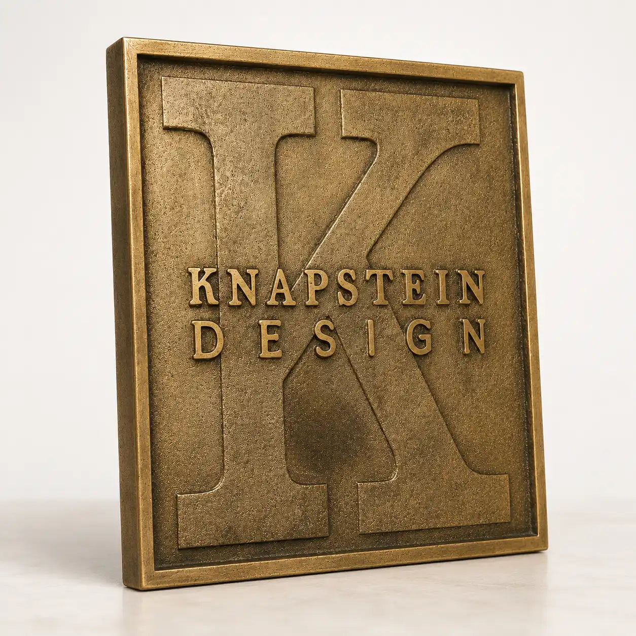 Premium engraved brass plaque for office doors and business signage