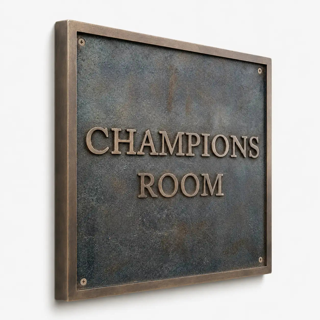 Premium bronze address plaque for front door or gate