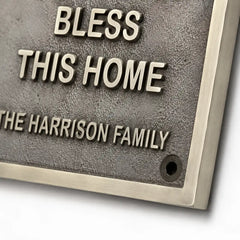 Personalized brass and bronze plaques for business, historical, and dedication signage