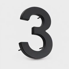 Personalized address sign with house number