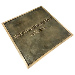 Address Brass Plaque Plate ABP150
