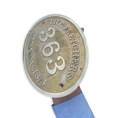 Address Number Oval Shape Brass Plaque Plates OSBP125