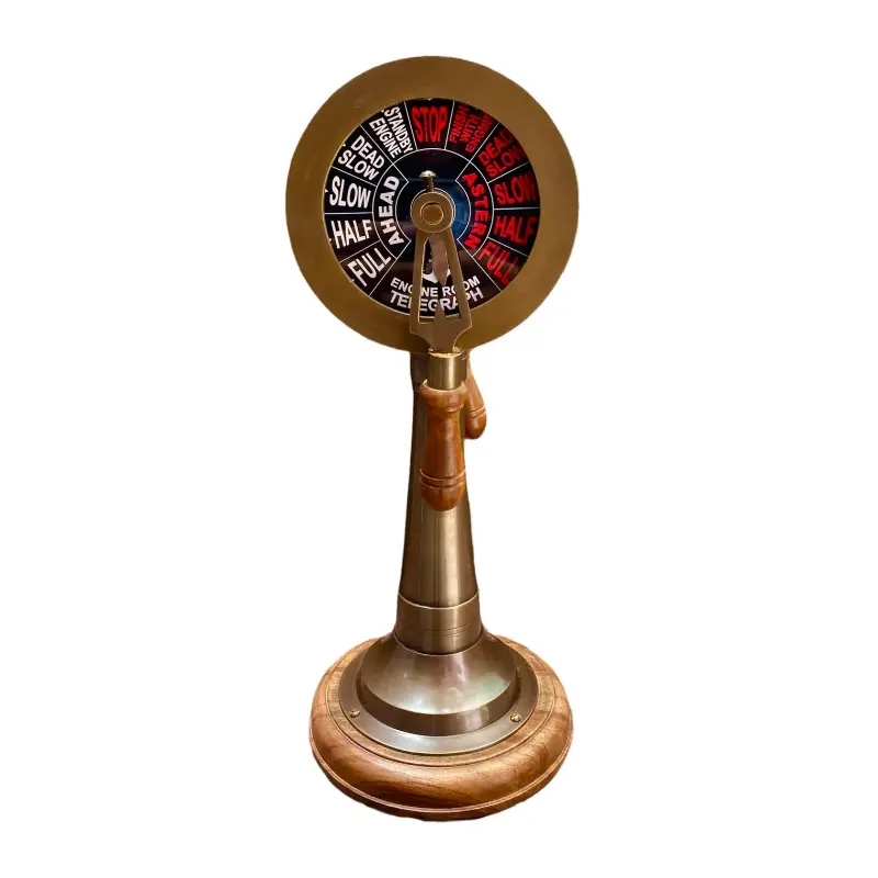 collectible brass engine order telegraph
