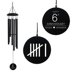 Anniversary Gift Personalized Engraved wind chime WCP29