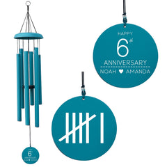 Anniversary Gift Personalized Engraved wind chime WCP29