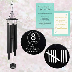 Celebrate your 8th anniversary with our beautiful wind chimes