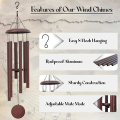 personalized anniversary wind chimes