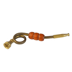 Porte-filtre en laiton tuyau de fumée porte-clés en laiton doré porte-clés FHBK56
