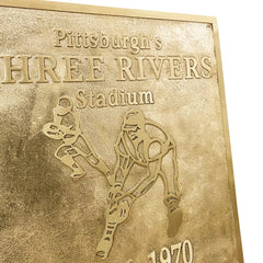 bespoke brass plaque