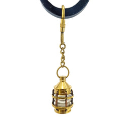 Antique Lantern Brass Key Ring Keychain ALBK02