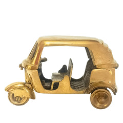 Pieza de exhibición de autorickshaw de latón SPAR01