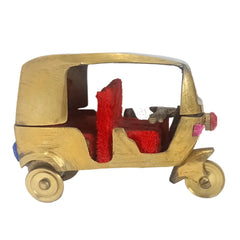 Pieza de exhibición de autorickshaw de latón SPAR02